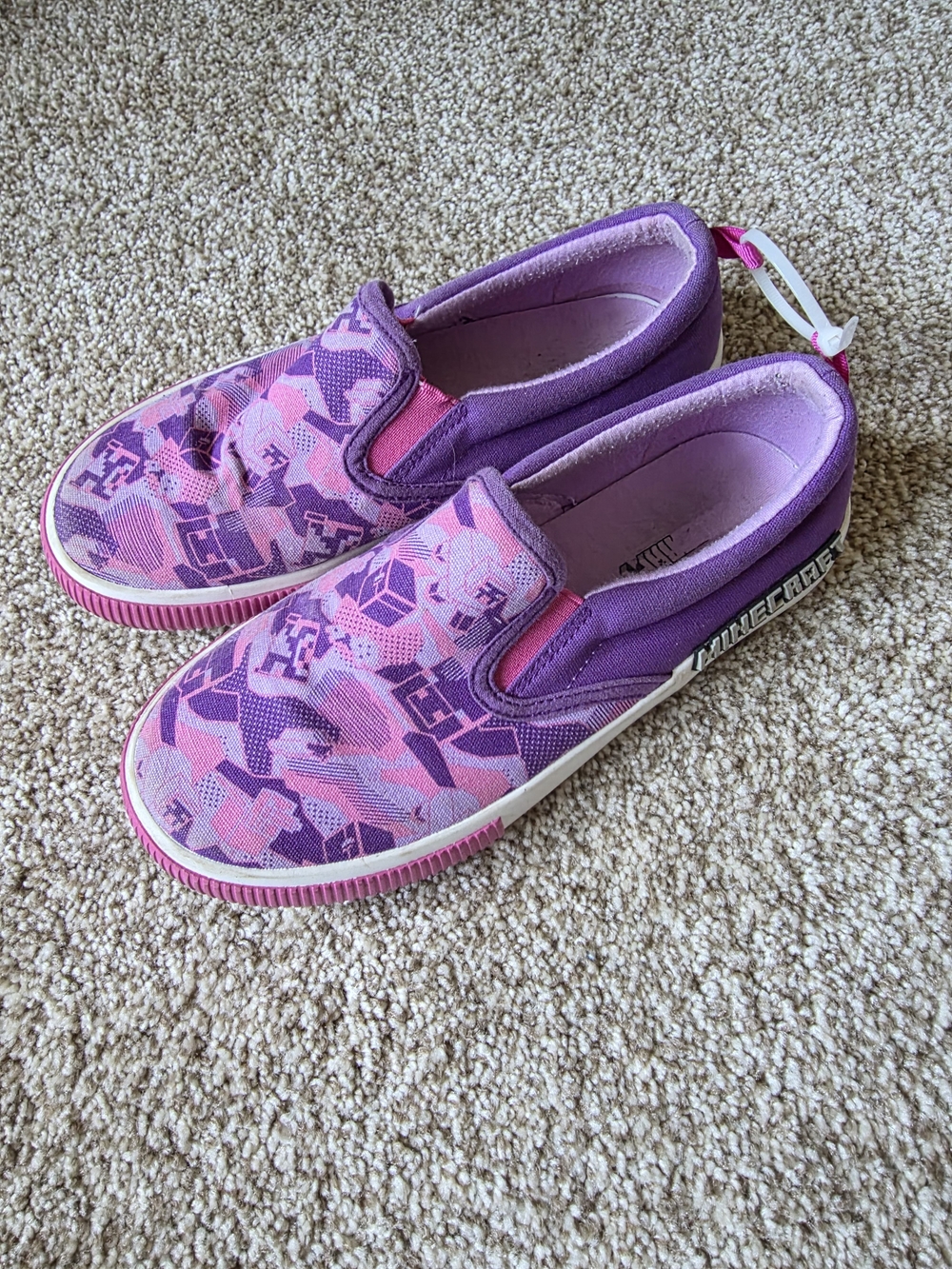 Kids Slip On Minecraft Shoes